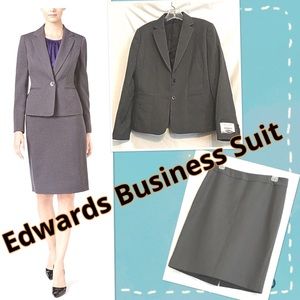 Edwards Professional Business Suit Size 8 NWT